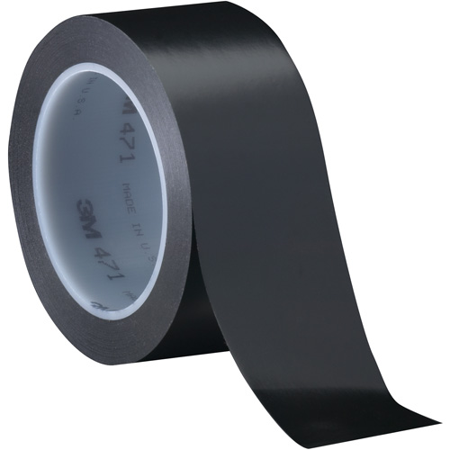 Ruban en vinyle 471, 102 mm (4") la x 32,9 m (108') lo, 5,2 mils, Noir Distribution Élite MP