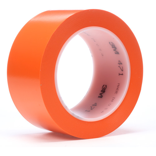 Ruban en vinyle 471, 19 mm (3/4") la x 32,9 m (108') lo, 5,2 mils, Orange Distribution Élite MP
