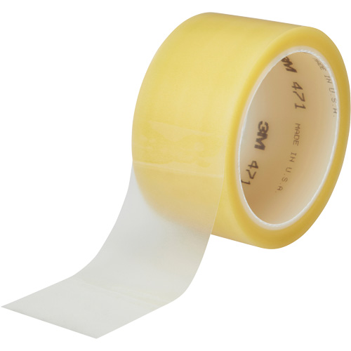 Ruban en vinyle 471, 38 mm (1-1/2") la x 32,9 m (108') lo, 5,3 mils, Transparent Distribution Élite MP
