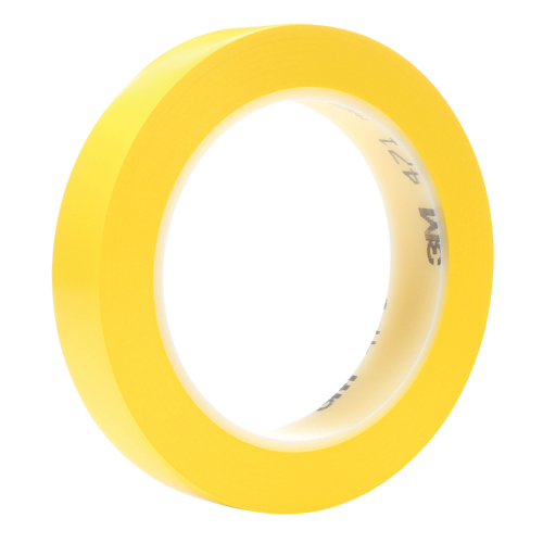471 Vinyl Tape, 19 mm (3/4") W x 32.9 m (108') L, 5.3 mils, Yellow Distribution Élite MP