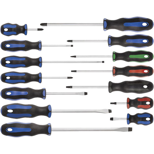 JTSD-14S Jeu de tournevis ergonomiques, 14 m Distribution Élite MP