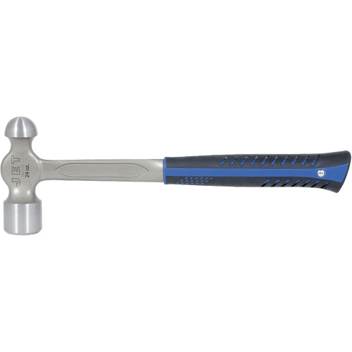 JSBP-24 Marteau &agrave; panne ronde tout en acier pour usage tr&egrave;s intensif, Poids de la t&ecirc;te 24 oz, Face Poli, Prise Acier plein Distribution Élite MP