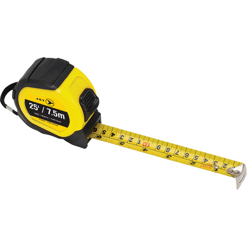 JTM-425SM Tape Measure, 25', Imperial & Metric Graduations Distribution Élite MP
