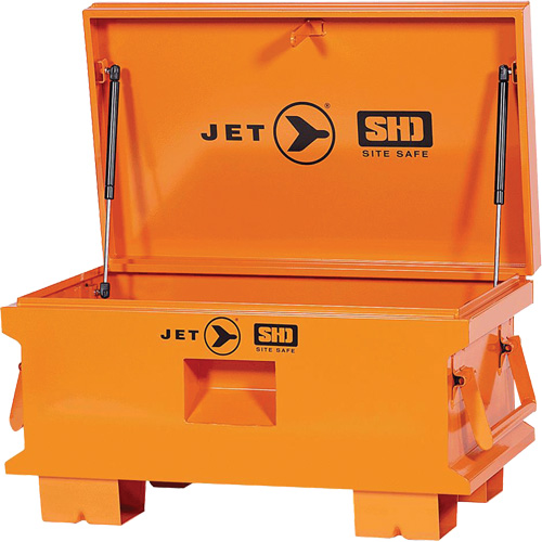 JSB-3219 Boîte de rangement d'outils de chantier pour usage tr&egrave;s intensif, 32-1/8" x 19" x 17-1/2", Acier, Orange Distribution Élite MP