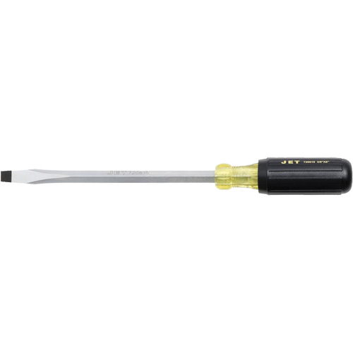 JKSS-8 Slot Screwdriver, 3/8" Tip, Square, 8" L, Cushion Grip Handle Distribution Élite MP