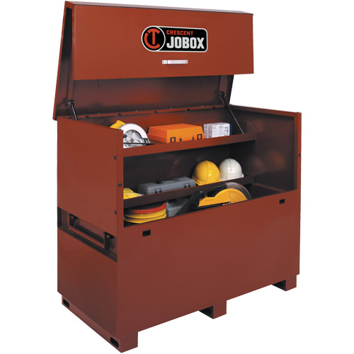 Long Piano Box, 60" W x 30-1/2" D x 50" H, Black/Orange Distribution Élite MP