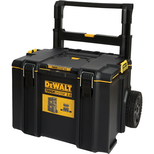 Boîte &agrave; outils roulante ToughSystem 2,0, 23-69/100" x 19-79/100" x 38-7/10", Noir Distribution Élite MP