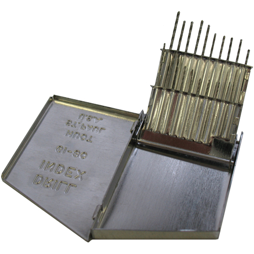 Jobber Length Drill Set, 20 Pieces, High Speed Steel Distribution Élite MP