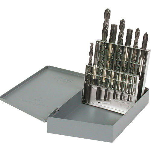 Jeu de tarauds manuels & forets, 18 morcea Distribution Élite MP