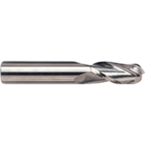 Fraise en bout sph&eacute;rique, 1/8" dia., 4 cannelures, Carbure Distribution Élite MP