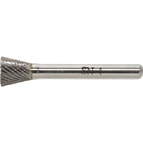 Fraise au carbure dur, SN-1, 1/4" dia., 1/4" Tige, 5/16" Prof. de la coupe Distribution Élite MP