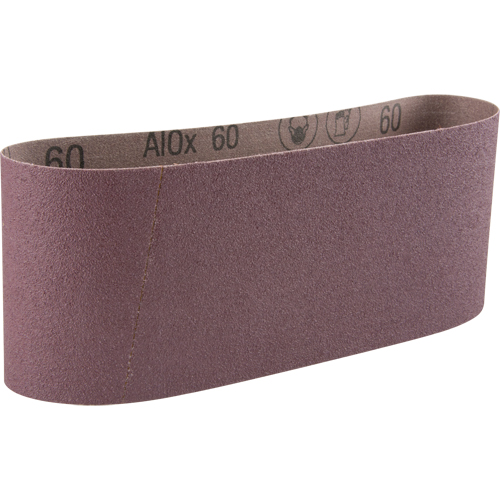 Courroie abrasive en toile 341D, 4" la x 24" lo, Oxyde d'aluminium, Grain 60 Distribution Élite MP