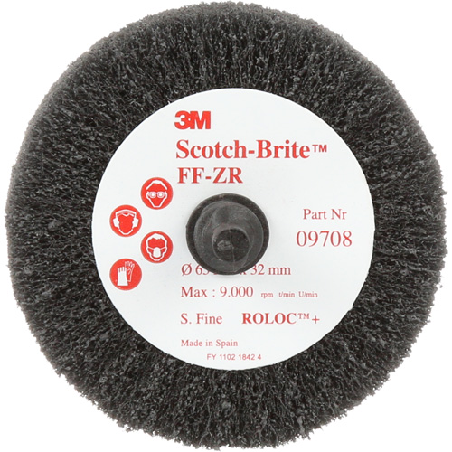 Scotch-Brite Cut & Polish Flap Brush, Aluminum Oxide, Fine Grit, 2-1/2" x 1-1/4" x 1/4" Distribution Élite MP