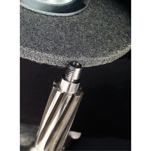 Scotch-Brite EXL Unitized Deburring Wheels, 1" x 1", 3/16" Arbor, 2A Grit, Aluminum Oxide Distribution Élite MP