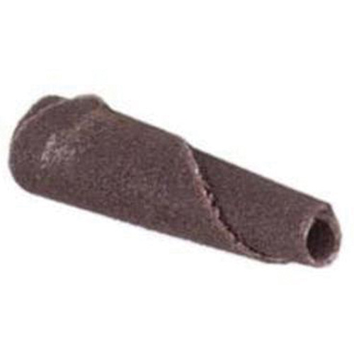 Cartouche de bande abrasive conique ALO, 120 Grain, 3/16" dia., Oxyde d'aluminium, 1" lo, 1/8" Dimension de l'arbre Distribution Élite MP