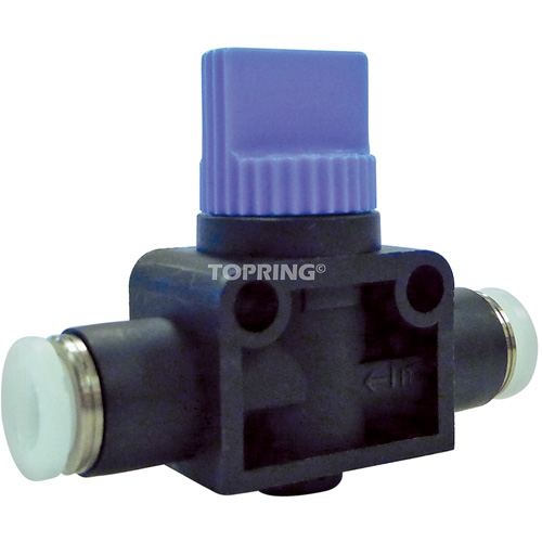 2-Way Straight Union Miniature Hand Valve, 1/2" NPT Air Inlet, 1/2" NPT Outlet, 150 PSI Distribution Élite MP