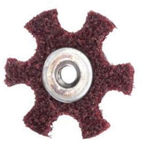 Abrasotex Surface Preparation Star, 2" Dia., Medium Grit, Aluminum Oxide Distribution Élite MP