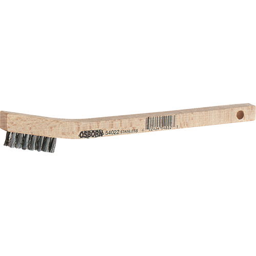 Small Cleaning Scratch Brushes, Brass, 3 x 7 Wire Rows, 7-3/4" Long Distribution Élite MP