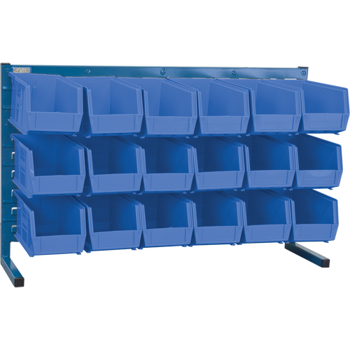 Rayonnage &agrave; persienne avec bacs, 18 bacs, 8-1/4" la x 36" p x 22" h Distribution Élite MP