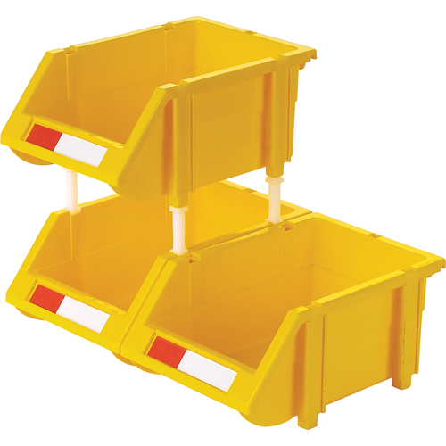 Bac empilable & &agrave; suspendre, 4-13/16" la, 3-3/16" h x 7-1/8" p, Jaune Distribution Élite MP