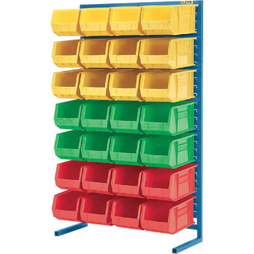 Stationary Bin Racks  -Single-Sided - Rack Only, 36" W x 12" D x 61" H Distribution Élite MP