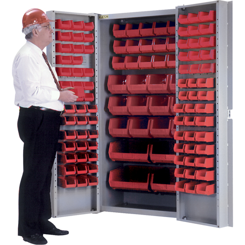 Deep-Door Combination Cabinet, 38" W x 24" D x 72" H, 36 Shelves Distribution Élite MP
