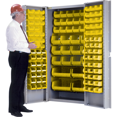 Deep-Door Combination Cabinet, 38" W x 24" D x 72" H, 36 Shelves Distribution Élite MP