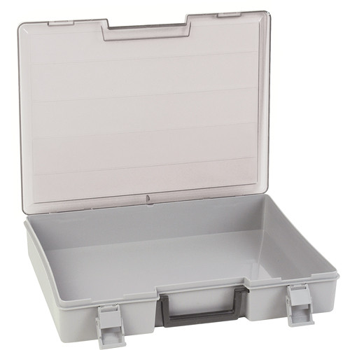 Compartment Case, Plastic, 15-1/2" W x 11-3/4" D x 2-1/2" H, Grey Distribution Élite MP