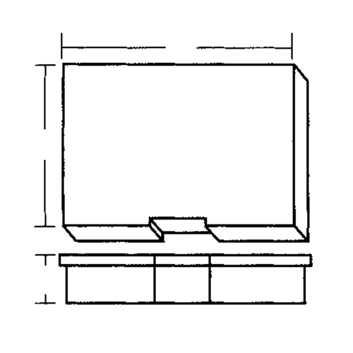 Compartment Case, Plastic, 15-1/2" W x 11-3/4" D x 2-1/2" H, Grey Distribution Élite MP
