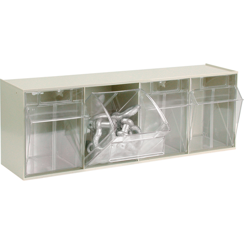 Syst&egrave;me de casiers modulaires Tip-Out, 23-5/8" la x 6-5/8" p x 8-1/8" h, 4 tiroirs Distribution Élite MP