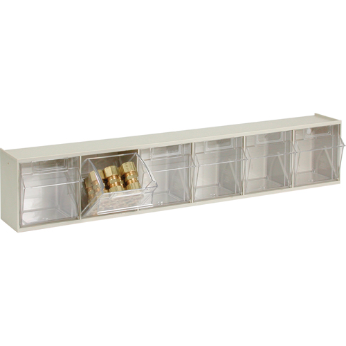 Syst&egrave;me de casiers modulaires Tip-Out, 23-5/8" la x 3-5/8" p x 4-1/2" h, 6 tiroirs Distribution Élite MP