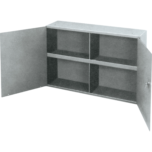 Armoires utilitaires, Acier, 2 Tablettes, 22-1/4" h x 33-3/4" la x 8-1/2" P, Gris Distribution Élite MP