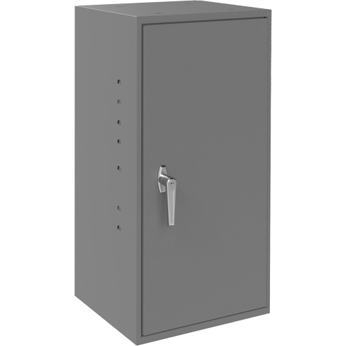 Armoires utilitaires, Acier, 2 Tablettes, 30" h x 13-3/4" la x 12-3/4" P, Gris Distribution Élite MP