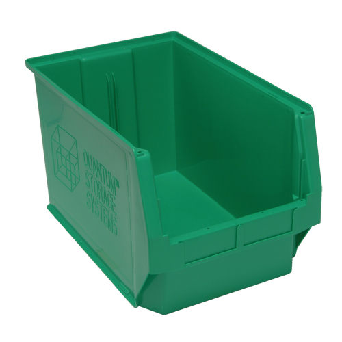 Giant Stacking Containers, 12.375" W x 19.75" D x 11.875" H, Green Distribution Élite MP