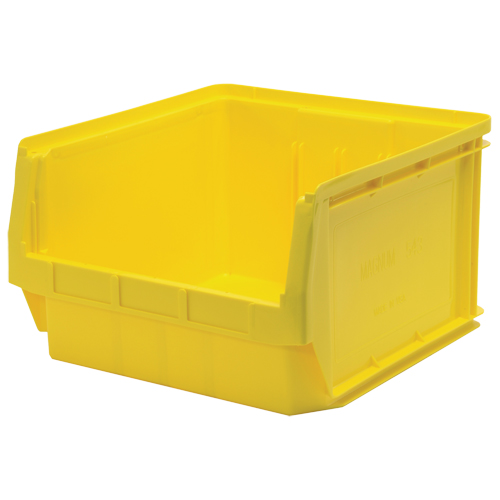 Contenants g&eacute;ants empilables, 18,375" la x 19,75" p x 11,875" h, Jaune Distribution Élite MP