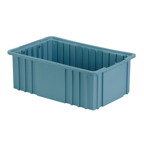 Divider Box, Polyethylene, 15.5" W x 9.9" D x 6" H, Light Blue Distribution Élite MP