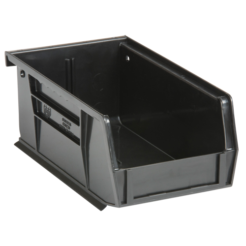 Bacs ultra empilable & suspendable, 4-1/8" la, 3" h x 7-3/8" p, Noir Distribution Élite MP