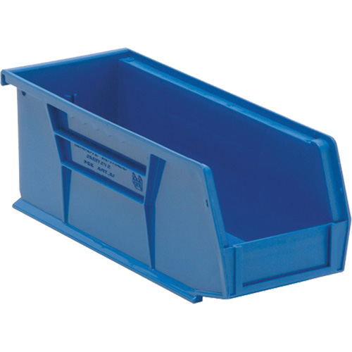 Bacs ultra empilable & suspendable, 4-1/8" la, 4" h x 10-7/8" p, Bleu Distribution Élite MP