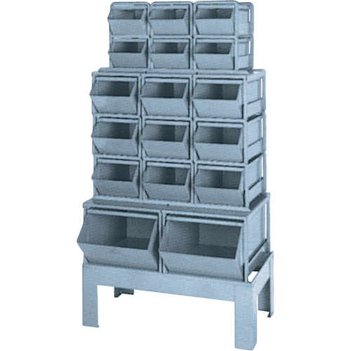 Combinaisons de bacs &agrave; assembler, Cap. 1000 lb, 33-1/2" la x 19 1/2" p x 54-1/4" h, Bleu Distribution Élite MP