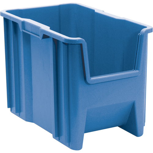 Contenants &agrave; empiler g&eacute;ants, 10,875" la x 17,5" p x 12,5" h, Bleu Distribution Élite MP