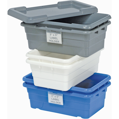 Cross Stack Bins, 11" W x 17.25" D x 12" H, White Distribution Élite MP