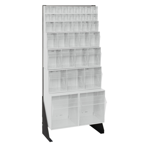 Support pour bacs basculants, 23-5/8" la x 8" p x 52" h, 38 tiroirs Distribution Élite MP