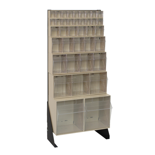 Support pour bacs basculants, 23-5/8" la x 8" p x 52" h, 38 tiroirs Distribution Élite MP