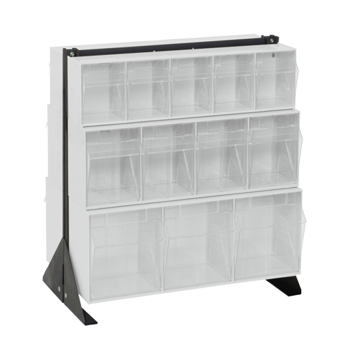 Support pour bacs basculants, 23-5/8" la x 16" p x 28" h, 24 tiroirs Distribution Élite MP