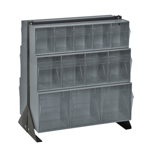 Support pour bacs basculants, 23-5/8" la x 16" p x 28" h, 24 tiroirs Distribution Élite MP