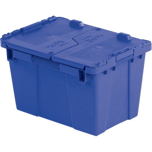 Contenants de distribution Flipak en plastique poly&eacute;thyl&egrave;ne (PE), 15,2" x 10,9" x 9,7", Bleu Distribution Élite MP
