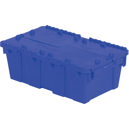 Contenants de distribution Flipak en plastique poly&eacute;thyl&egrave;ne (PE), 19,7" x 11,8" x 7,3", Bleu Distribution Élite MP