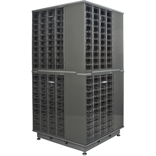 Casiers pour pi&egrave;ces KPC-600, Acier galvanis&eacute;, 40 tiroirs, 18-3/10" x 8-7/10" x 25-3/10", Gris Distribution Élite MP