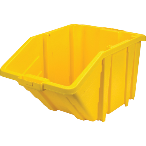 Jumbo Plastic Bin, 15-1/2" W x 13" H x 25" D, Yellow, 200 lbs. Capacity Distribution Élite MP
