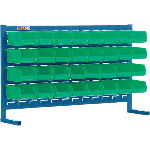 Rayonnage &agrave; persienne avec bacs, 32 bacs, 36" la x 8-1/4" p x 22" h Distribution Élite MP